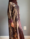 Burgundy Marble Abaya