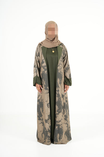 Forest Marble Abaya