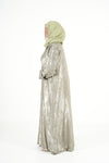 Green Shimmer Abaya