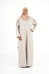 Nude cream Lin Abaya