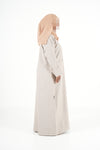 Nude cream Lin Abaya