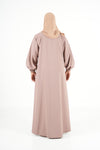 Pink Casual Abaya