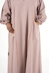 Pink Casual Abaya