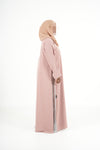 Cream Rose Trio Abaya