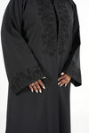 Black Cotarri Abaya