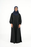 Black Casual Abaya