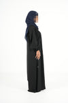 Black Casual Abaya