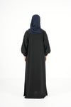 Black Casual Abaya