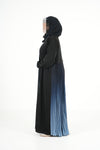 Blue Waves Coti Abaya