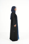 Blue Current Abaya