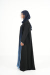 Blue Current Abaya