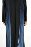 Blue Current Abaya