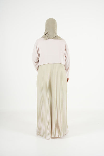 Lemon Cream Coti Abaya