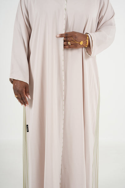 Lemon Cream Coti Abaya