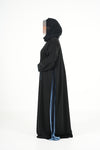 Black and Blue Trio Abaya