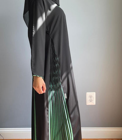 Green Trio Abaya