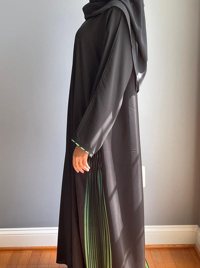 Green Trio Abaya