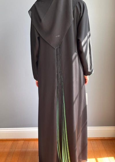 Green Trio Abaya