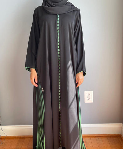 Green Trio Abaya