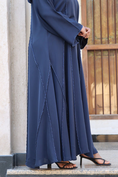 Thuraya Abaya - Blue Depth