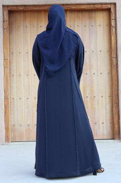 Thuraya Abaya - Blue Depth