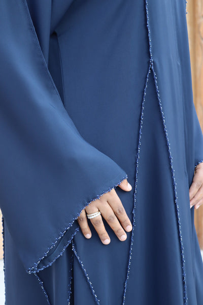 Thuraya Abaya - Blue Depth