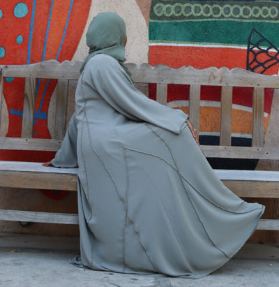 Thuraya Abaya- Mineral Grey
