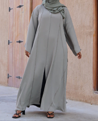 Thuraya Abaya- Mineral Grey