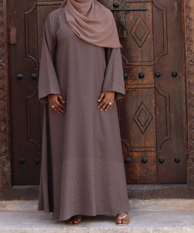 Hayah Abaya - Earth Brown