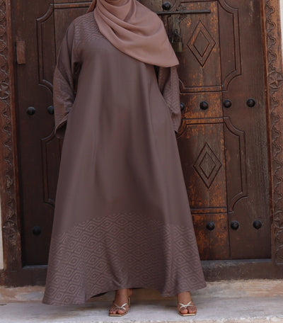 Hayah Abaya - Earth Brown