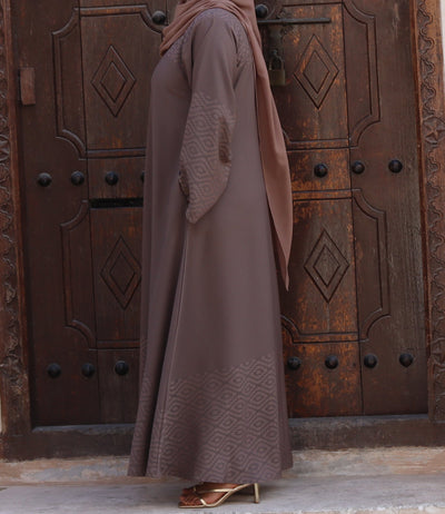 Hayah Abaya - Earth Brown