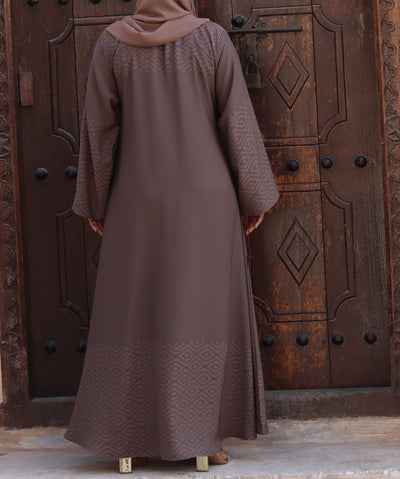 Hayah Abaya - Earth Brown