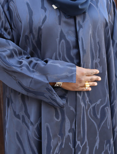 The Mirage Abaya - Navy Blue